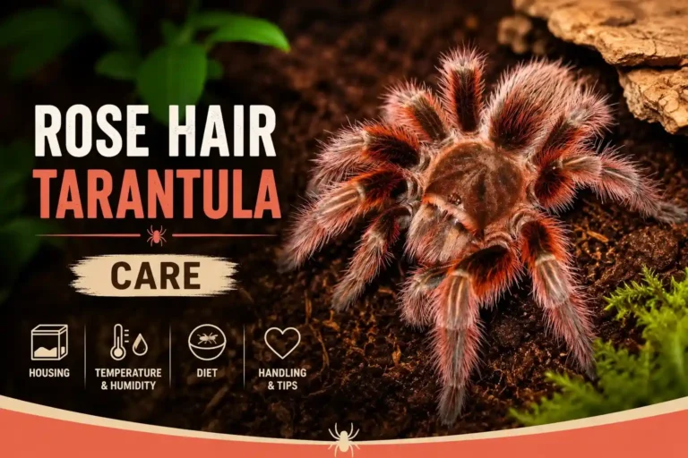 Rose Hair Tarantula Care: The Complete Guide (Grammostola rosea & porteri)