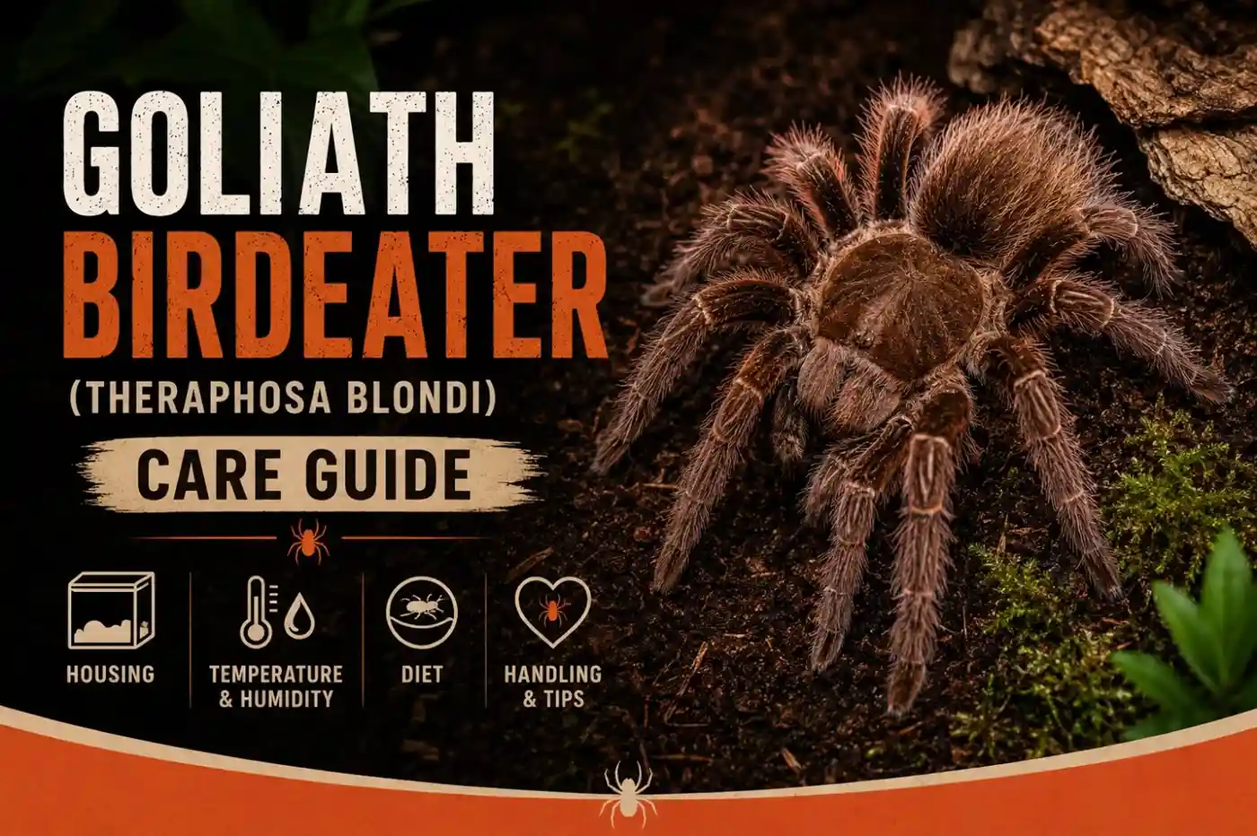 Goliath Birdeater (Theraphosa blondi) Care Guide: The Complete Guide to the World's Largest Spider